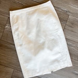 J.Crew cream pencil skirt - size 00